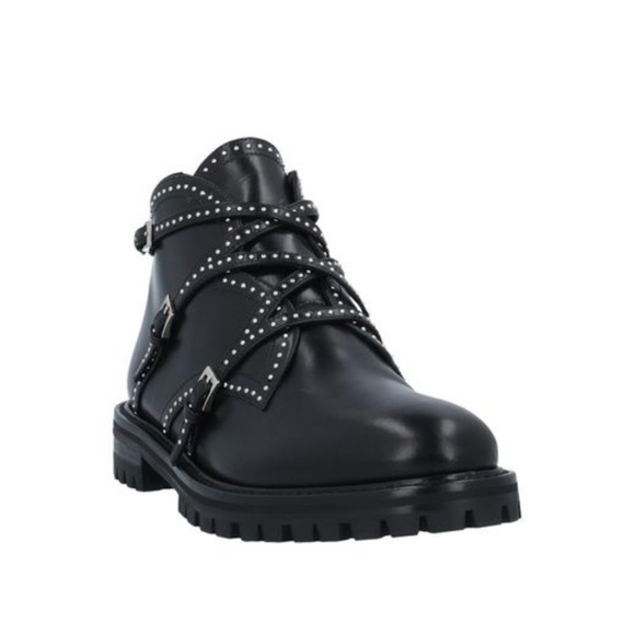 Azzedine Alaia black leather studded boots - Picture 4 of 6